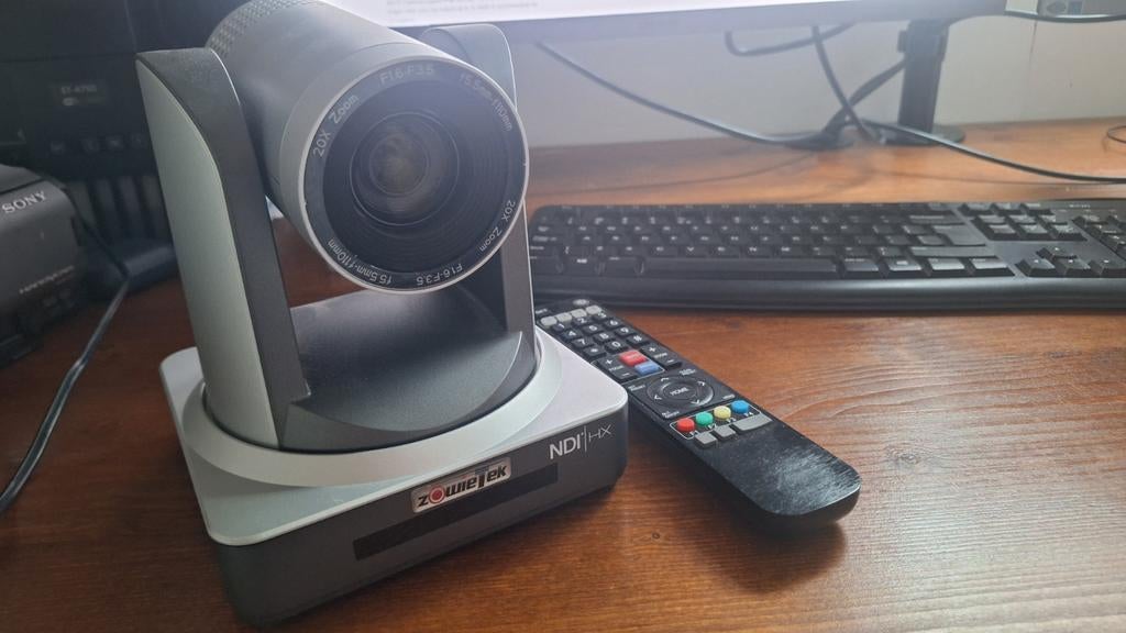 ZowieTek PTZ NDI Camera HDMI 20x optische zoom PoE, Overige merken, Full HD, Gebruikt, 20x of meer