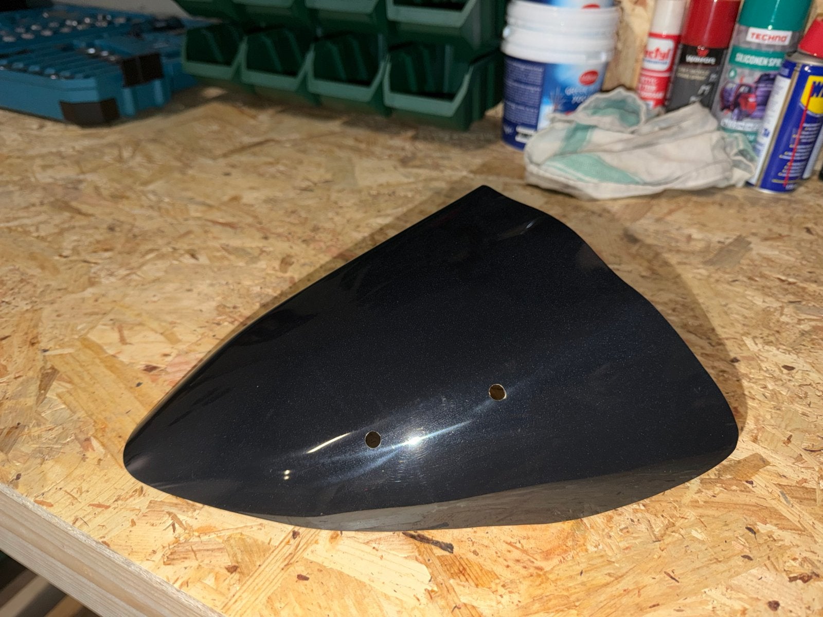 Zwart scherm Kawasaki Z1000 2006, Ophalen of Verzenden, Gebruikt