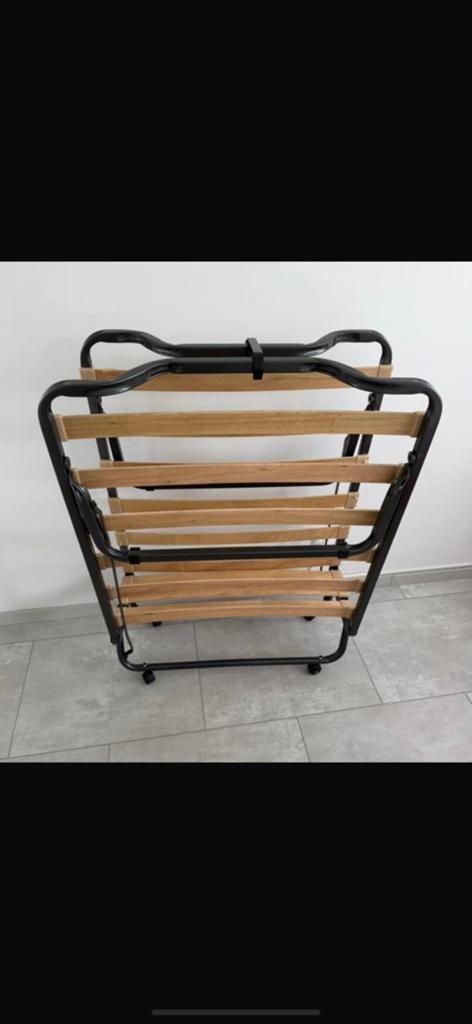 Logeerbed, Ophalen of Verzenden, Zo goed als nieuw, Eenpersoons, 80 cm