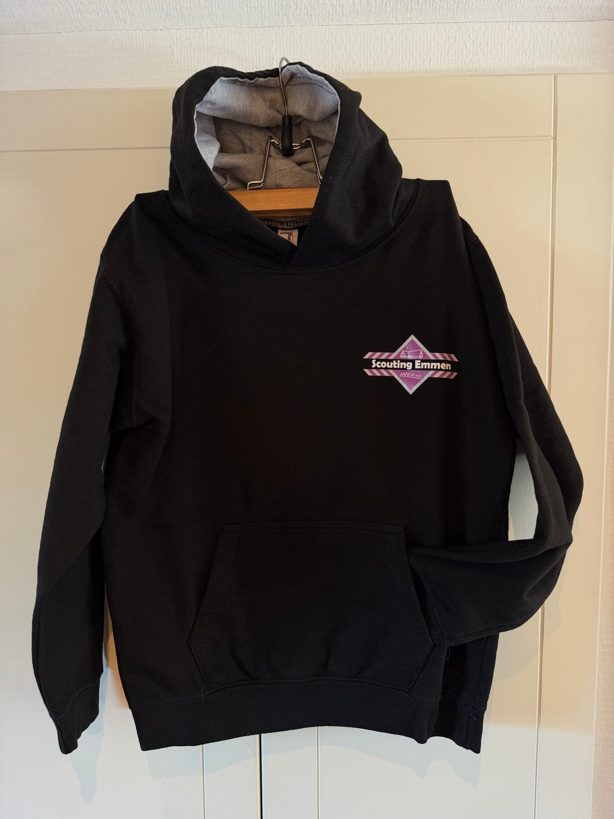 Scouting Emmen hoodie - Zo goed als nieuw (maat 146/152), Ophalen of Verzenden, Zo goed als nieuw, Jongen of Meisje