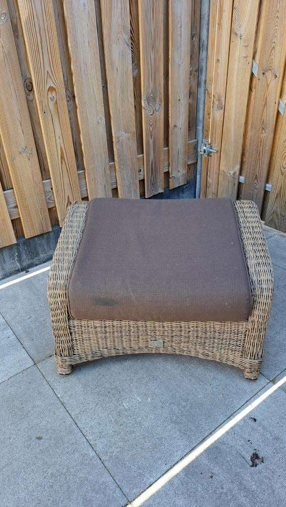 Voetenbank, Ophalen of Verzenden, Wicker, 2 zitplaatsen