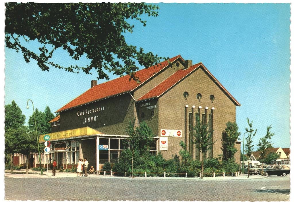993007 Volendam NH jr 60 70 Restaurant AMVO onbeschreven, Ophalen of Verzenden, 1960 tot 1980, Ongelopen, Noord-Holland