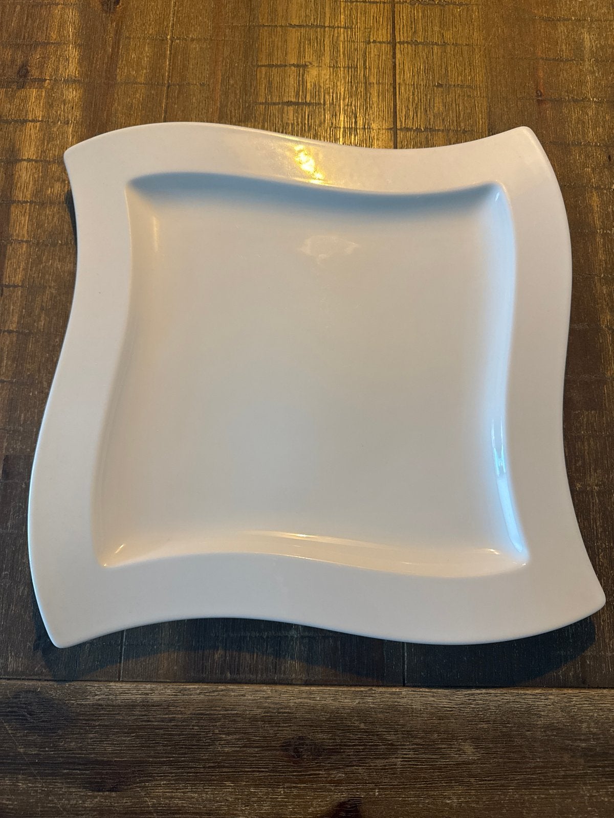 Villeroy & Boch NewWave vierkant schaal 32x32, Ophalen, Villeroy & Boch, Zo goed als nieuw, Bord(en)