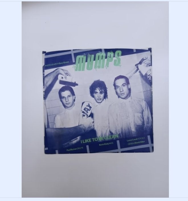 original single-the mumps-crocodile tears *1977*, Fotohoes, Overige genres, 7 inch, Single