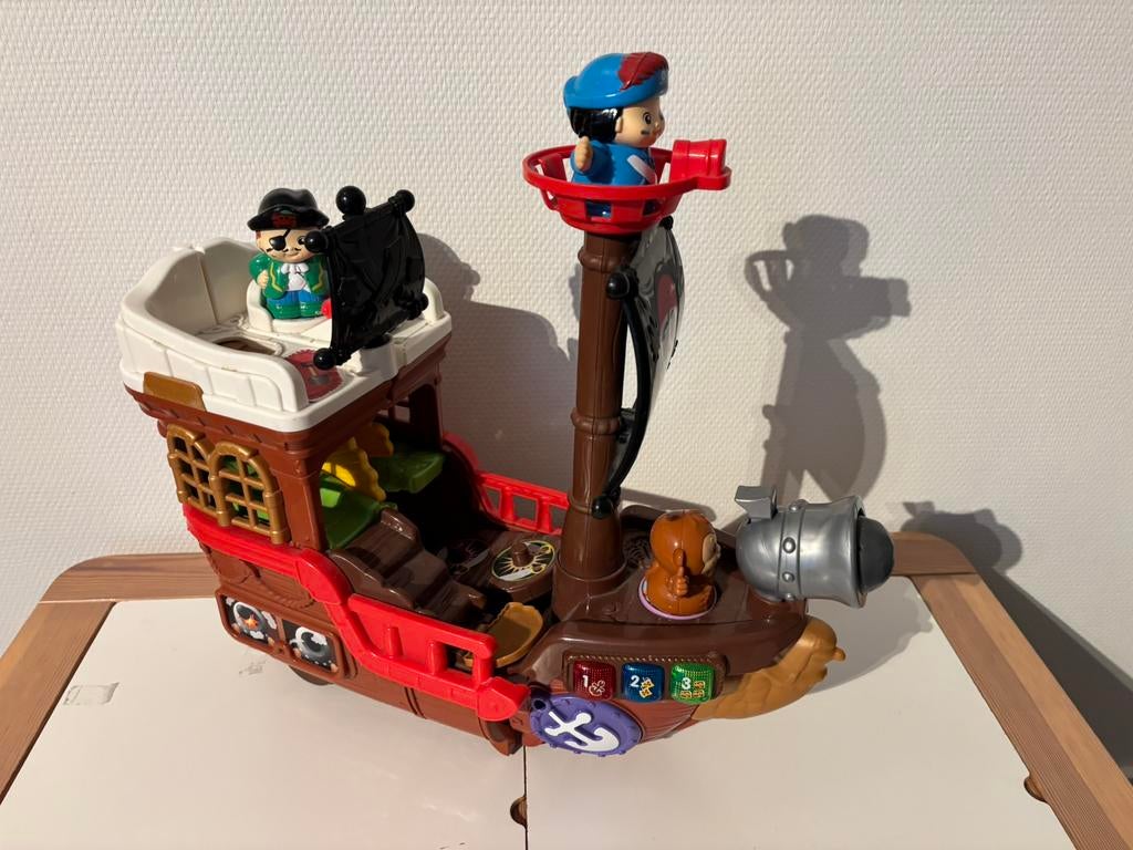 VTech Vrolijke Vriendjes Piratenschip, Kinderen en Baby's, Speelgoed | Vtech, Ophalen of Verzenden, Gebruikt, 2 tot 4 jaar