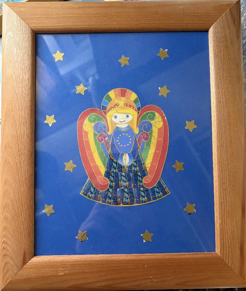 Sterrenengel, Verzenden, Zo goed als nieuw, Handgemaakt, Knutselwerk