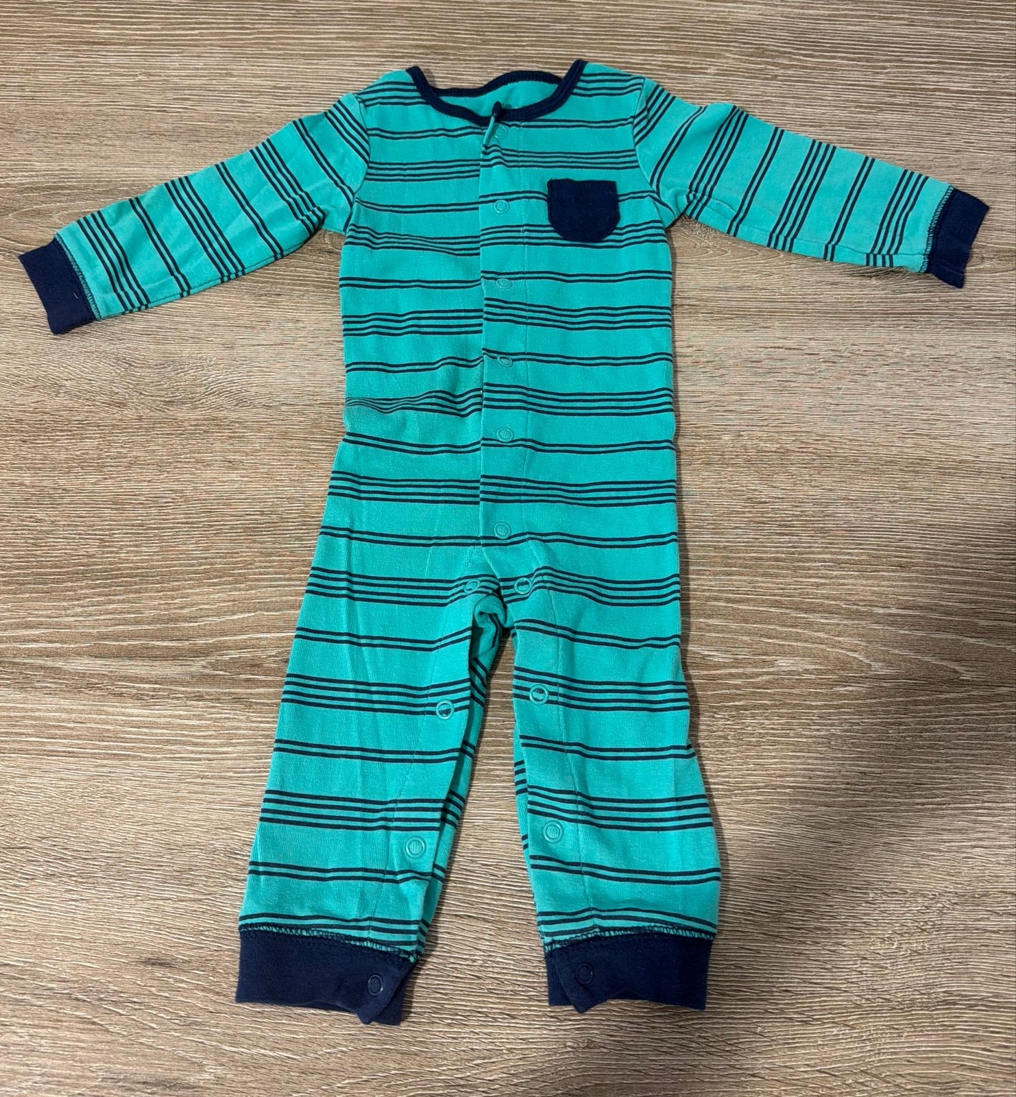 Nieuwe Just One You Carter's Romper - Turquoise gestreept, Kinderen en Baby's, Ophalen of Verzenden, Nieuw, Jongetje of Meisje
