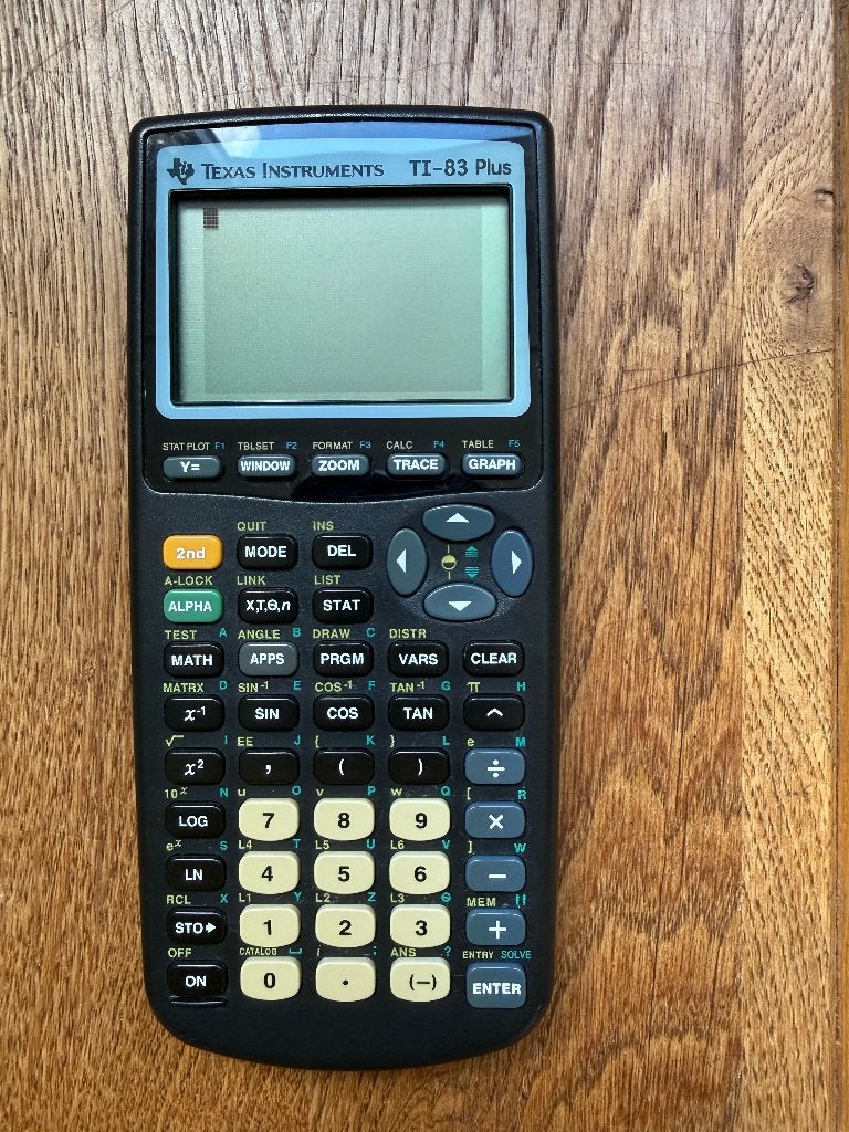 Texas Instruments TI-83 Plus Rekenmachine, Diversen, Ophalen of Verzenden, Grafische rekenmachine, Gebruikt