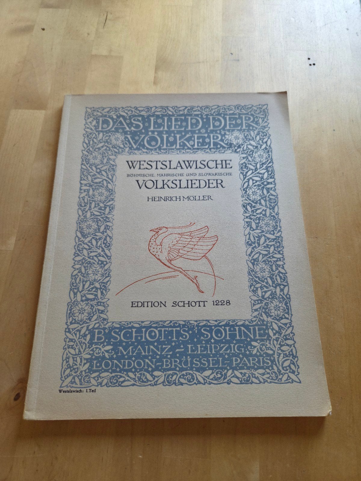 Das Lied der Völker - Westslawische Volkslieder (1928), Muziek en Instrumenten, Bladmuziek, Gebruikt, Verzenden, Wereldmuziek