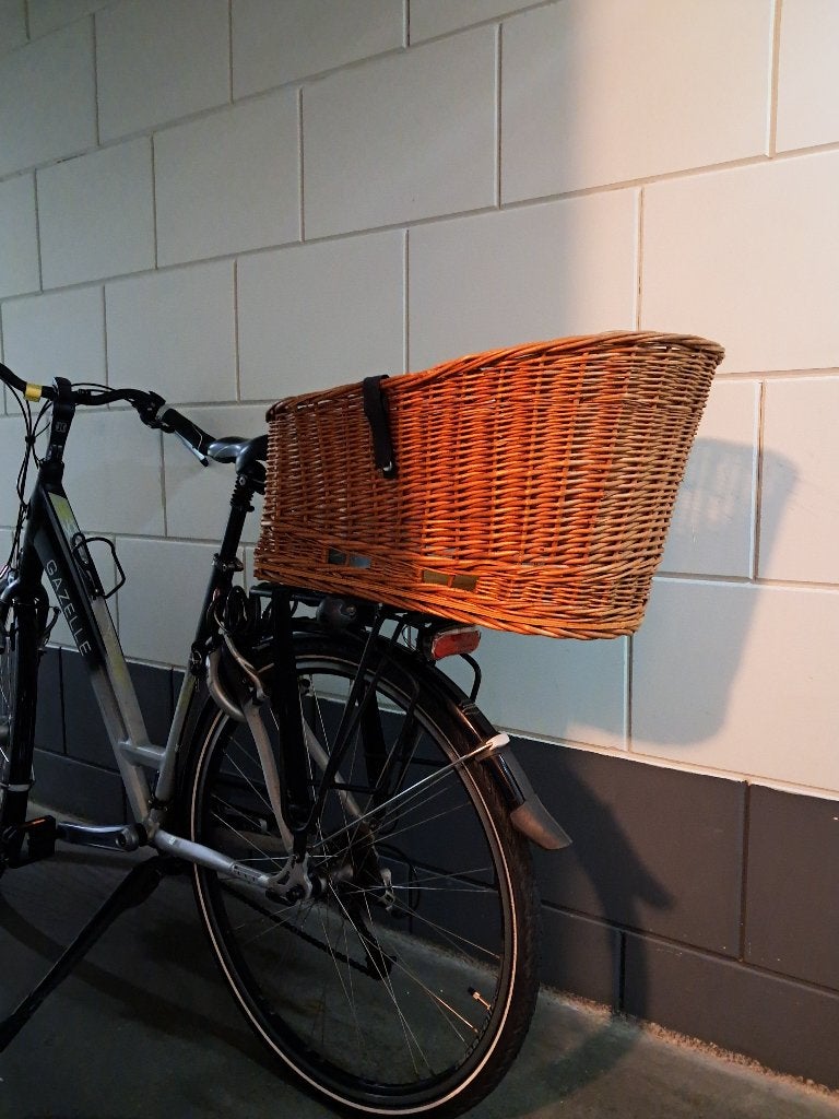hondenfietsmand, Ophalen, Gebruikt