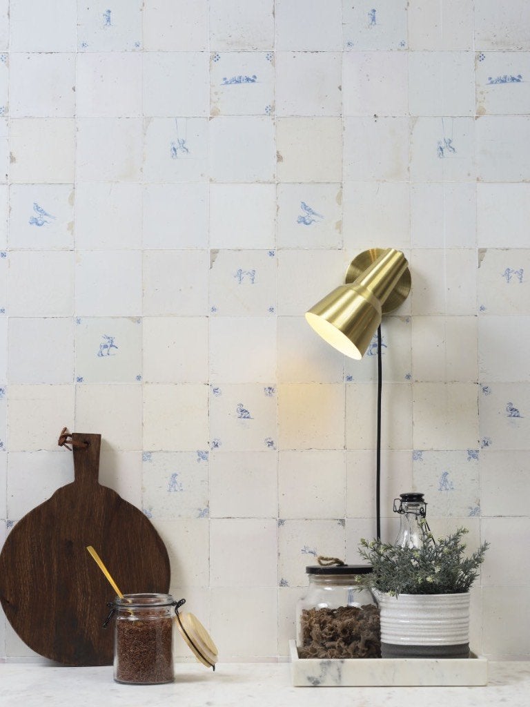it's About RoMi Valencia moderne wandlamp, Goud, E14 (klein), Nieuw, Ophalen of Verzenden, It's About RoMi
