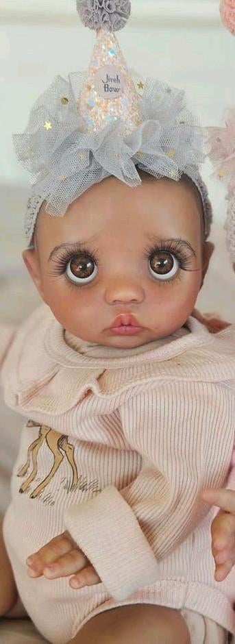 Reborn art pop ethic skin ton, Kinderen en Baby's, Speelgoed | Poppen, Ophalen, Nieuw, Overige typen