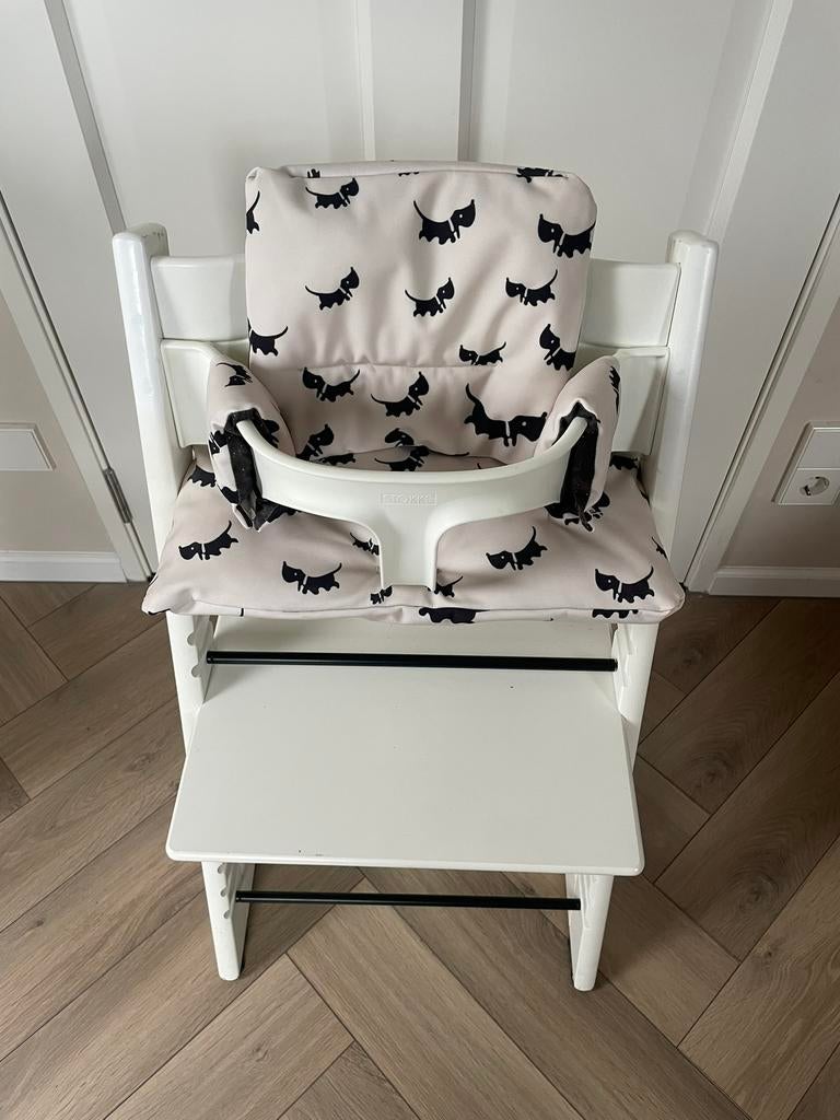 Takkie (Jip en Janneke) Stokke Tripp Trapp stoel kussenset, Ophalen of Verzenden, Nieuw, Meegroeistoel, Gordel(s)