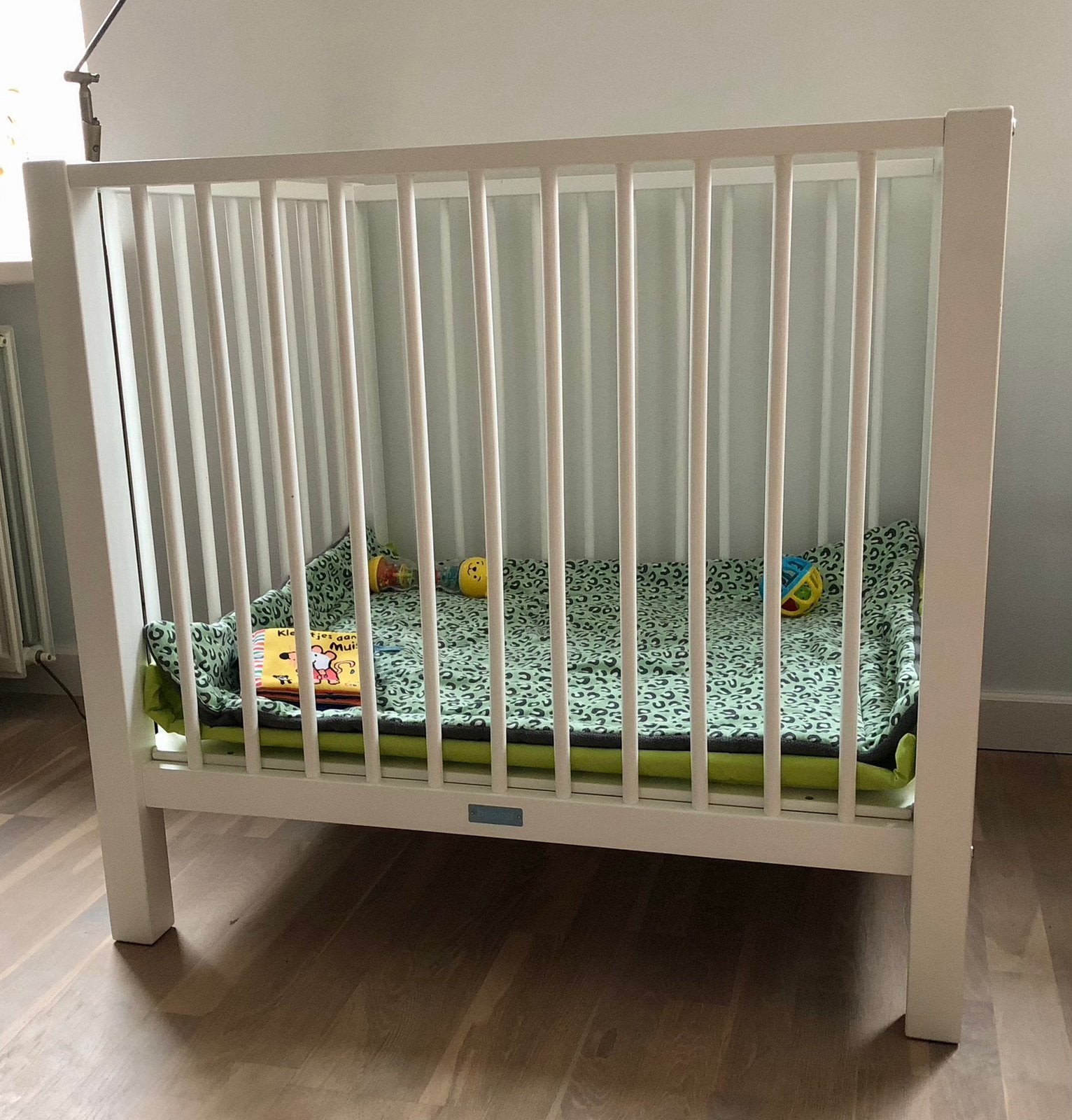Babybox  Bopita  wit, Ophalen, Gebruikt, Vierkant, In hoogte verstelbaar