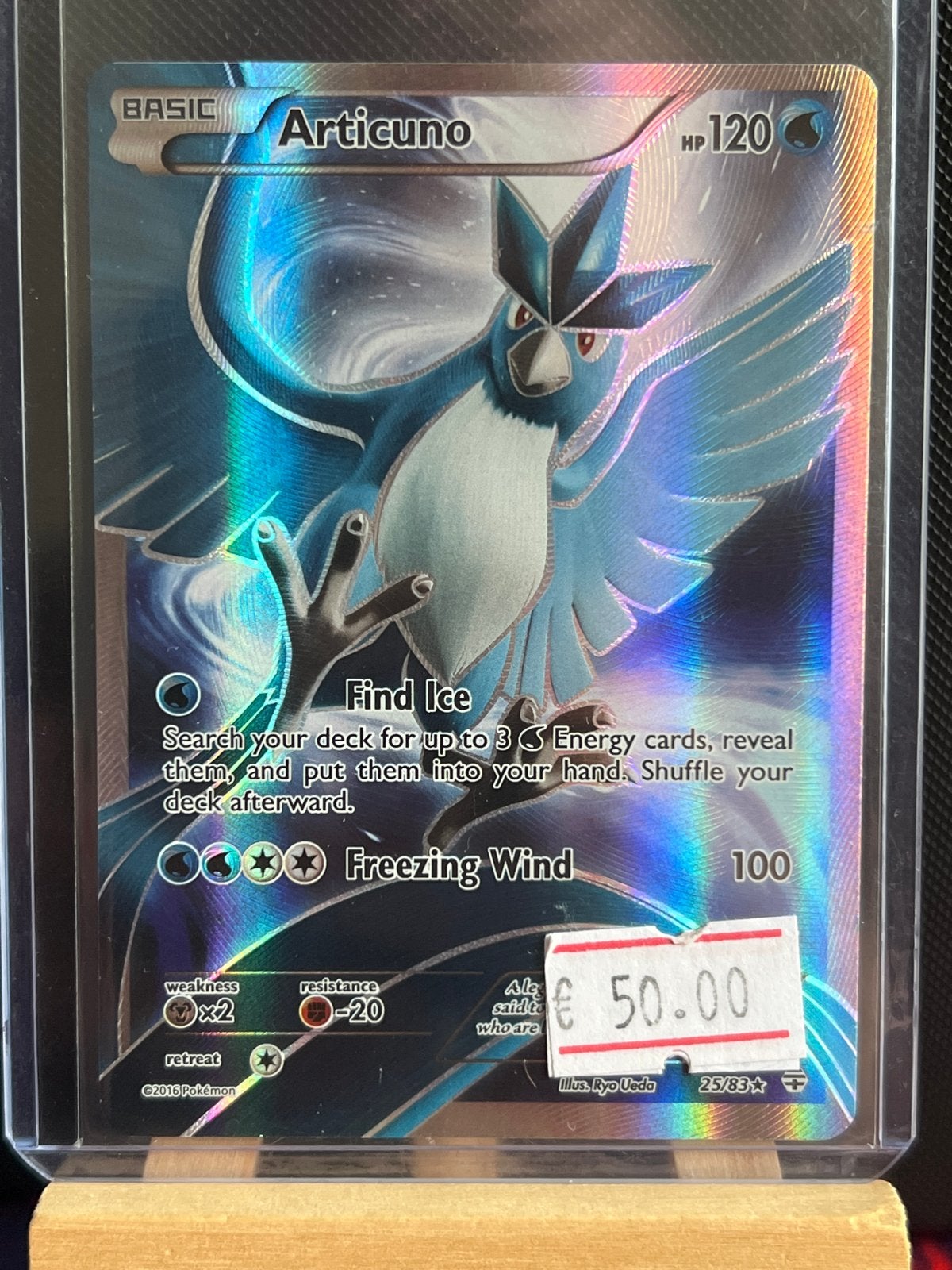 Pokémon Kaart Articuno Basic HP 120 (25/83) Foil, Ophalen of Verzenden, Zo goed als nieuw, Losse kaart, Foil
