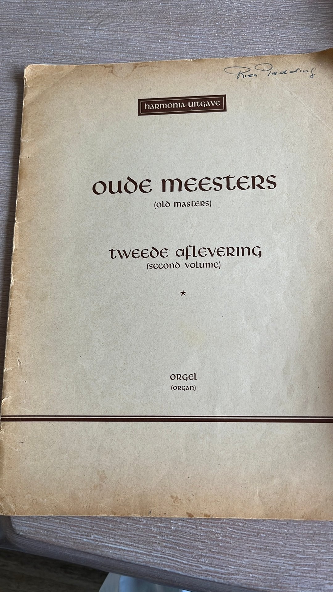 Oude meesters ( old masters), tweede aflevering, Ophalen of Verzenden, Gebruikt, Les of Cursus, Klassiek