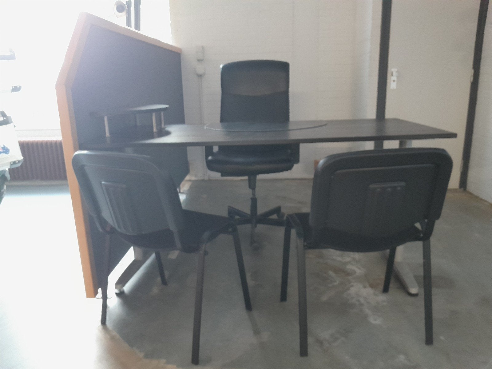 Ikea bureau met bureaustoel., Huis en Inrichting, Ophalen, Gebruikt