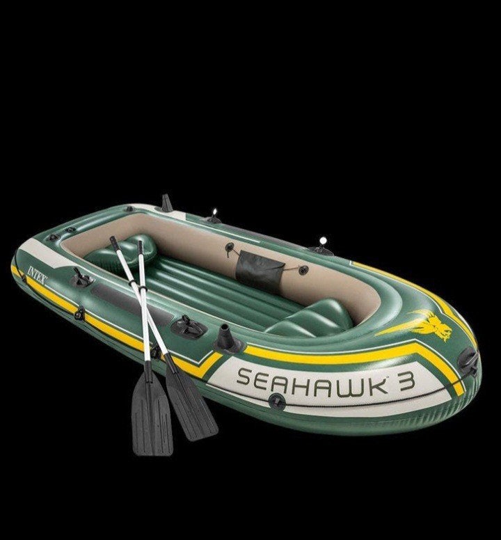 Intex Seahawk 3 Opblaasboot met Peddels, Verzamelen, Speelgoed, Zo goed als nieuw, Ophalen