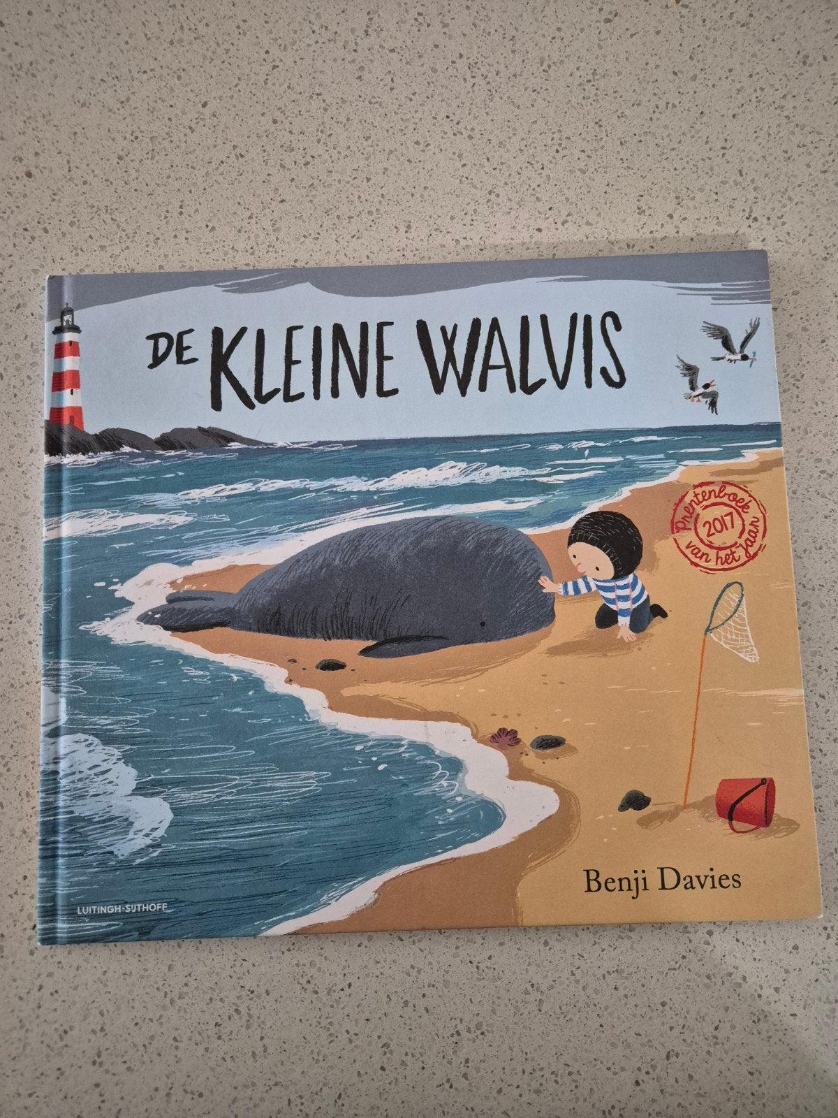 De Kleine Walvis - Prentenboek van het Jaar 2017, Ophalen of Verzenden, Gelezen, Benji Davies, Prentenboek