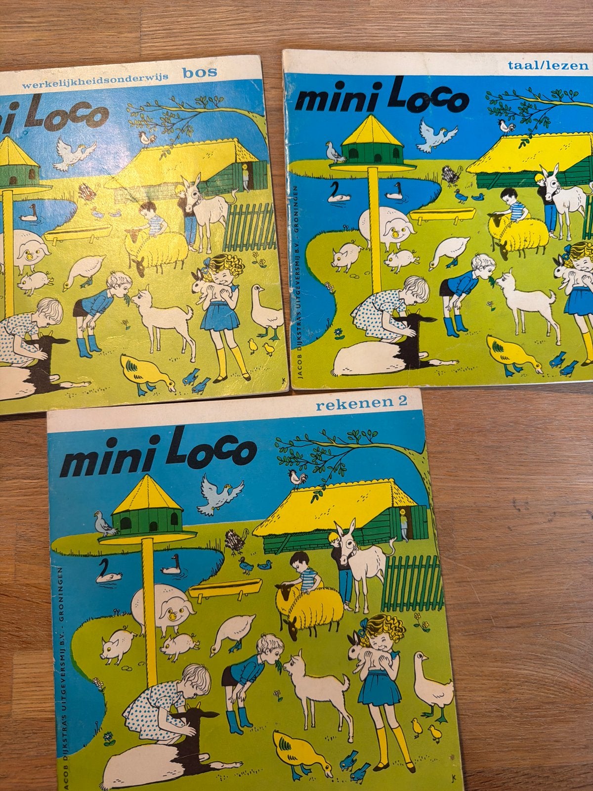 4 Vintage Mini Loco Boekjes - Educatief Speelplezier, Ophalen of Verzenden, Gelezen, Non-fictie