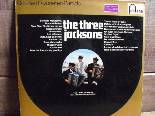 The Three Jacksons LP, LP, Complilatie, Gebruikt, Ophalen of Verzenden