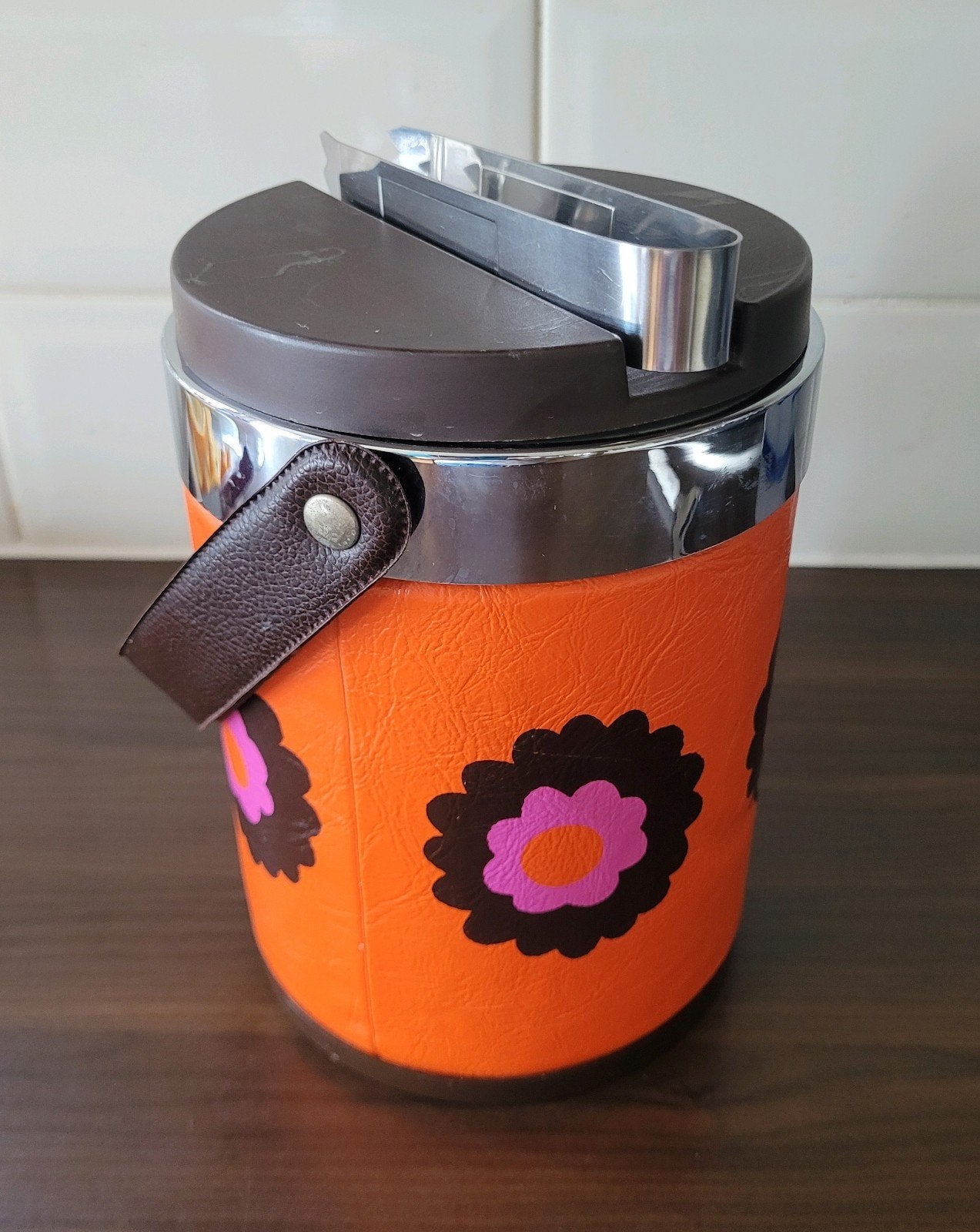 Vintage Brabantia Patrice ijsemmer met tang / Brabantia, Ophalen of Verzenden, Huis en Inrichting