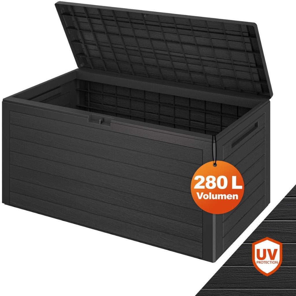 Opbergbox opbergkist tuinkussens kunststof 280L GRTS BEZORGD, Tuin en Terras, Verzenden, Nieuw, Nvt, Nvt