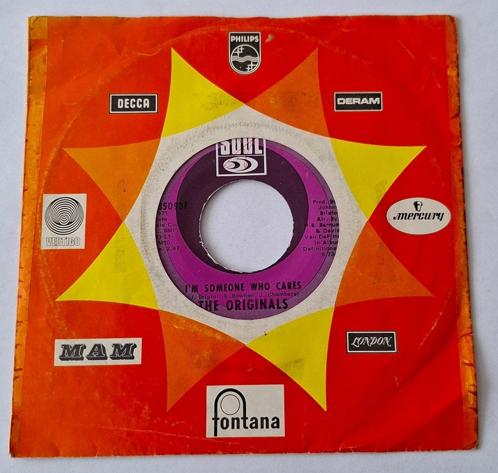 The Originals - I'm someone who cares, Ophalen of Verzenden, Gebruikt, Pop, Single