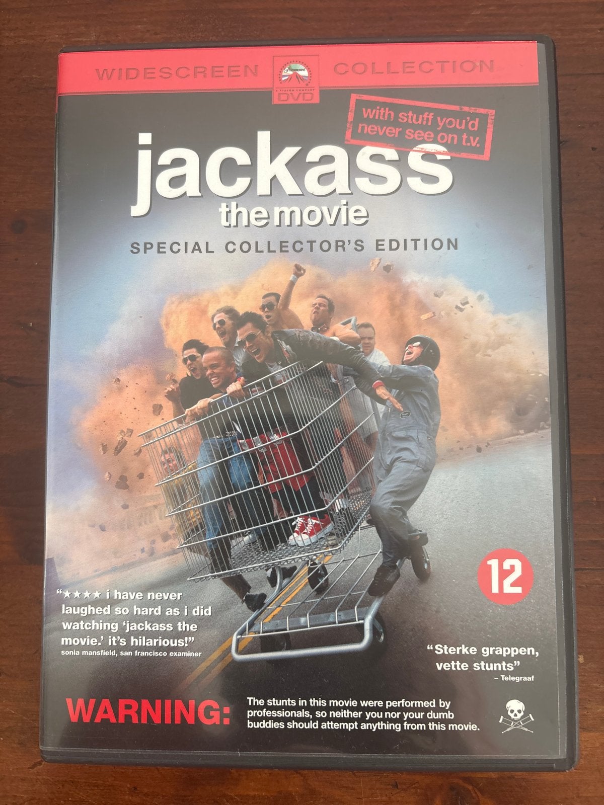 Jackass The Movie: Special Collector's Edition DVD, Vanaf 12 jaar, Verzenden, Gebruikt, Actiekomedie