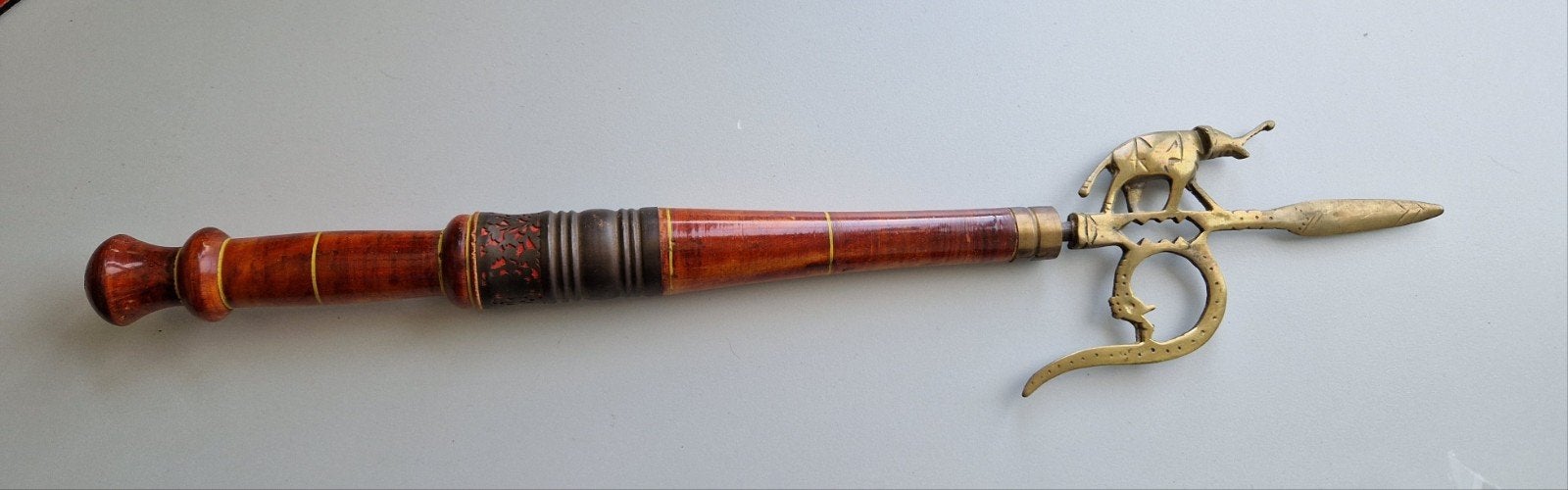 Antieke olifantenhaak (Ankus) lengte 50 cm, Ophalen of Verzenden