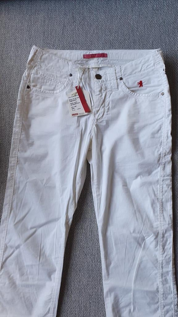 Jaggy broek wit McQueen np €150, Nieuw, Ophalen of Verzenden, Maat 36 (S), Lang