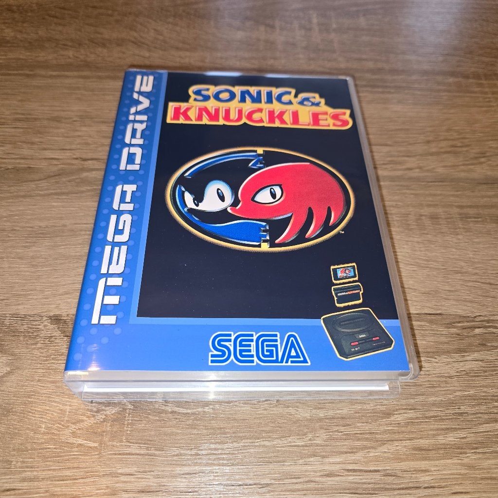 Sonic & Knuckles Sega Mega Drive Game Case, Avontuur en Actie, Verzenden, 1 speler, Zo goed als nieuw