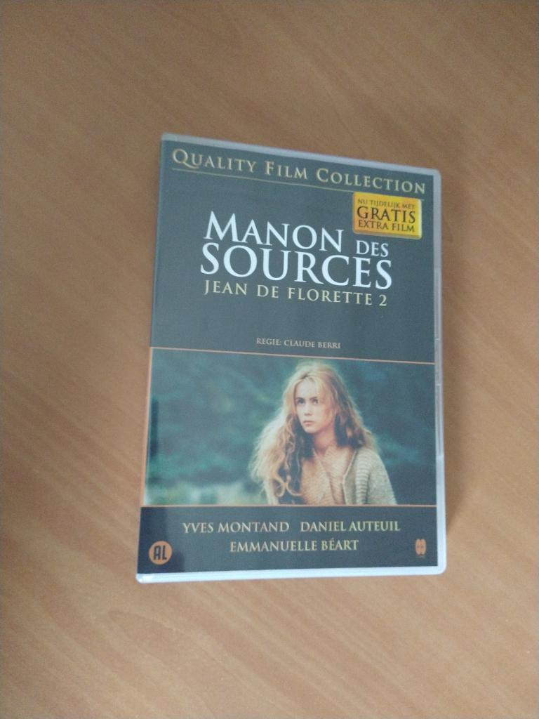 DVD Manon des Sources + bonusfilm Fanfan la Tulipe, Alle leeftijden, Ophalen of Verzenden, Zo goed als nieuw