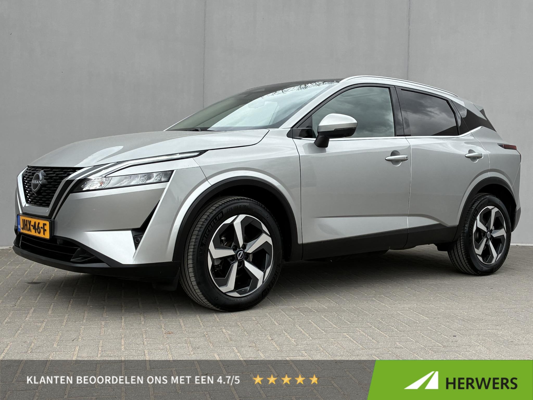 Nissan Qashqai 1.3 MHEV N-Connecta / Panorama dak / Stoel-/S, Voorwielaandrijving, 1304 kg, Stof, Gebruikt