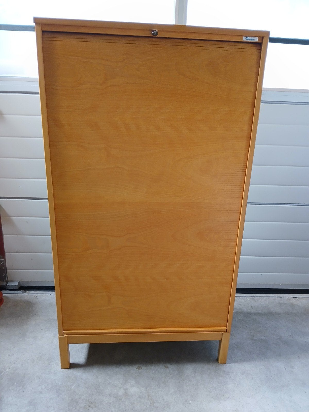 Vintage Kinnarps roldeurkast (jaren '60/'70), Ophalen