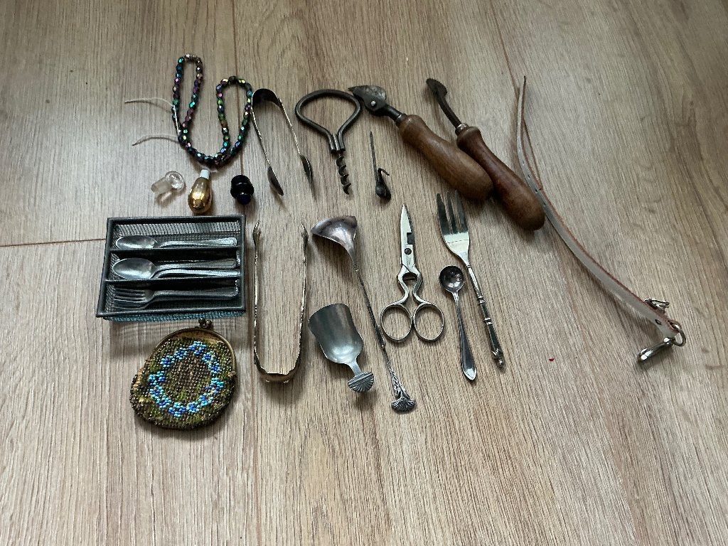 Dieverse tasje Roomlepel en meer, Ophalen of Verzenden