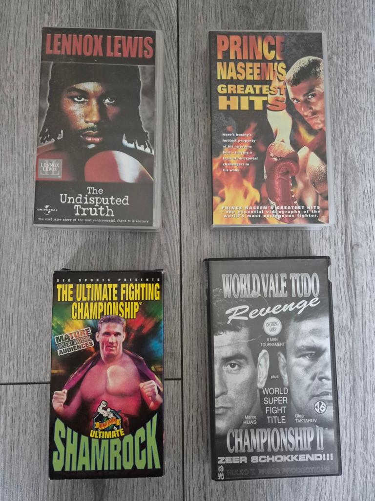 Boks & Vechtsport VHS Collectie: Lewis, Naseem, Shamrock, Vanaf 16 jaar, Ophalen of Verzenden, Gebruikt, Overige genres