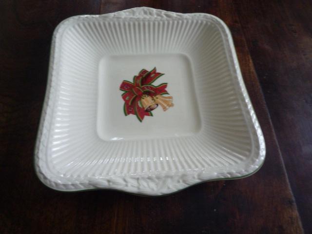 Wedgwood Christmas time presenteerschaal 24 x 24 cm, Overige typen, Ophalen of Verzenden, Zo goed als nieuw, Wedgwood