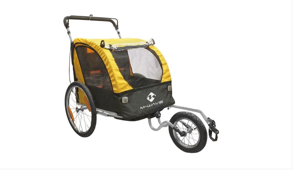 NIEUW M-WAVE Kids Ride 3-in-1–Fietskar, Wandelwagen & Jogger, Kinderen en Baby's, Kinderwagens en Combinaties, Ophalen, Nieuw