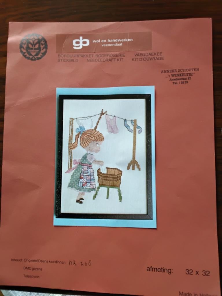 Borduurpakket DMC Vintage, Ophalen of Verzenden, Nieuw, Handborduren, Borduurpakket