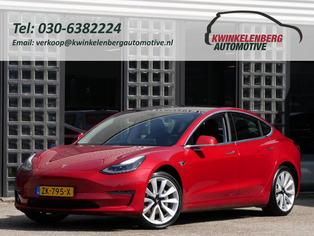 Tesla Model 3 60kWh STANDARD PLUS RDW/ 19INCH/ 1STE EIGENAAR, Auto's, Tesla, Bedrijf, Te koop, Model 3, ABS, Airbags, Airconditioning