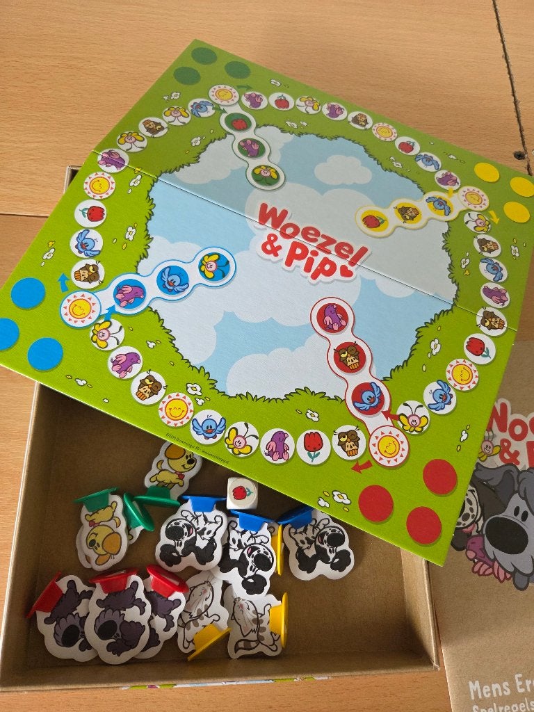 woezel en pip mens erger je niet, Ophalen of Verzenden, Zo goed als nieuw