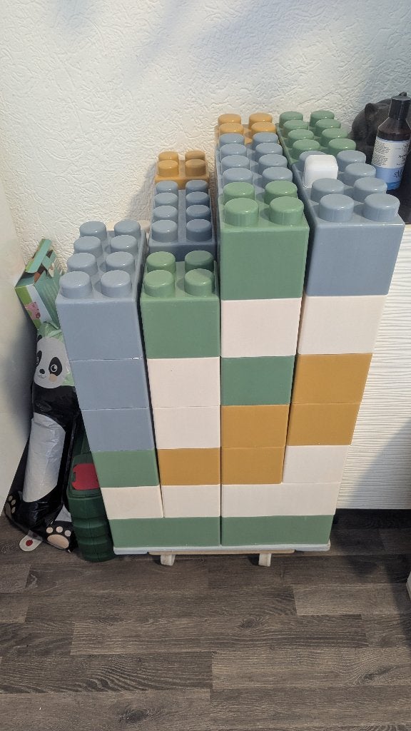 Cavallino Bouwblokken XXL Pastelkleuren, Kinderen en Baby's, Ophalen, Zo goed als nieuw, Overige merken