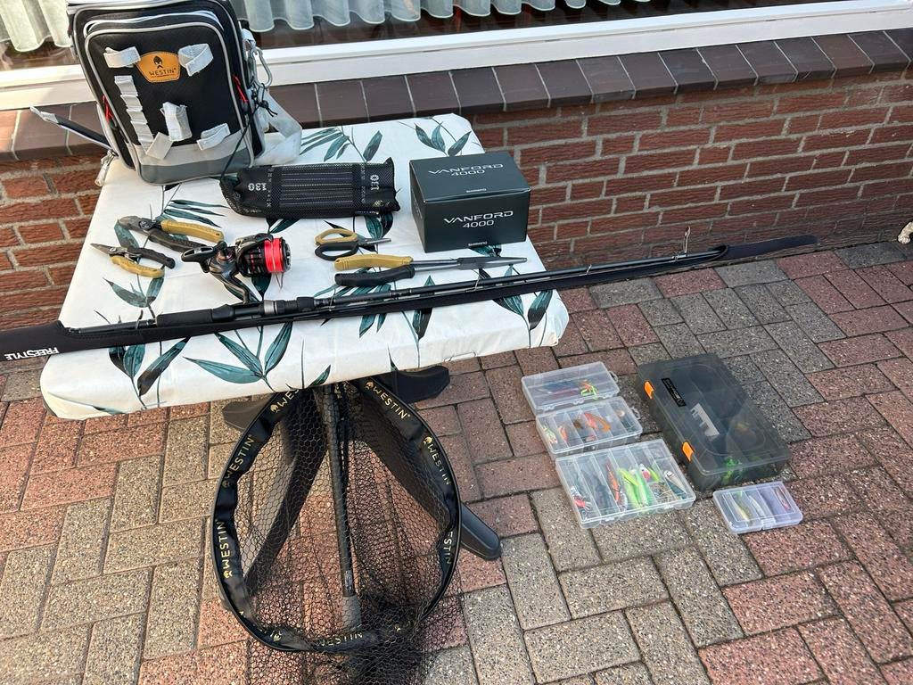 Complete Roofvis Set: Shimano Van Ford & Westin Accessoires, Ophalen, Zo goed als nieuw, Complete set
