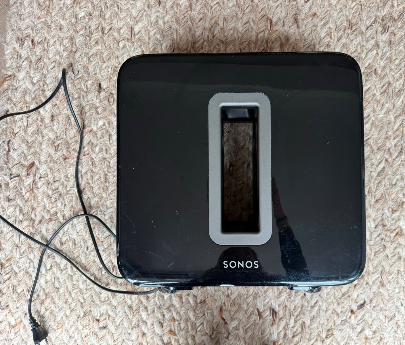 Sonos Subwoofer - Zwart - prima staat, Gebruikt, Overige typen, Ophalen of Verzenden, Sonos