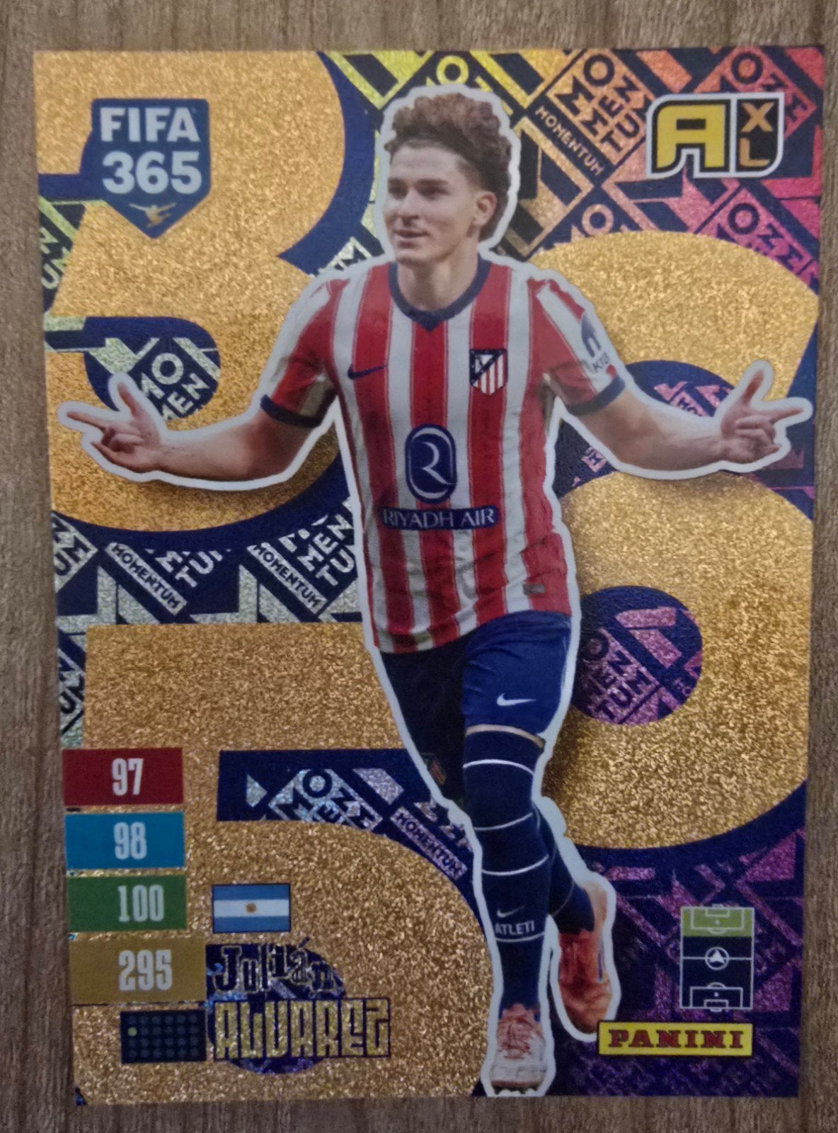 panini fifa adrenalyn 2027 momentum, Ophalen of Verzenden, Zo goed als nieuw, Plaatje