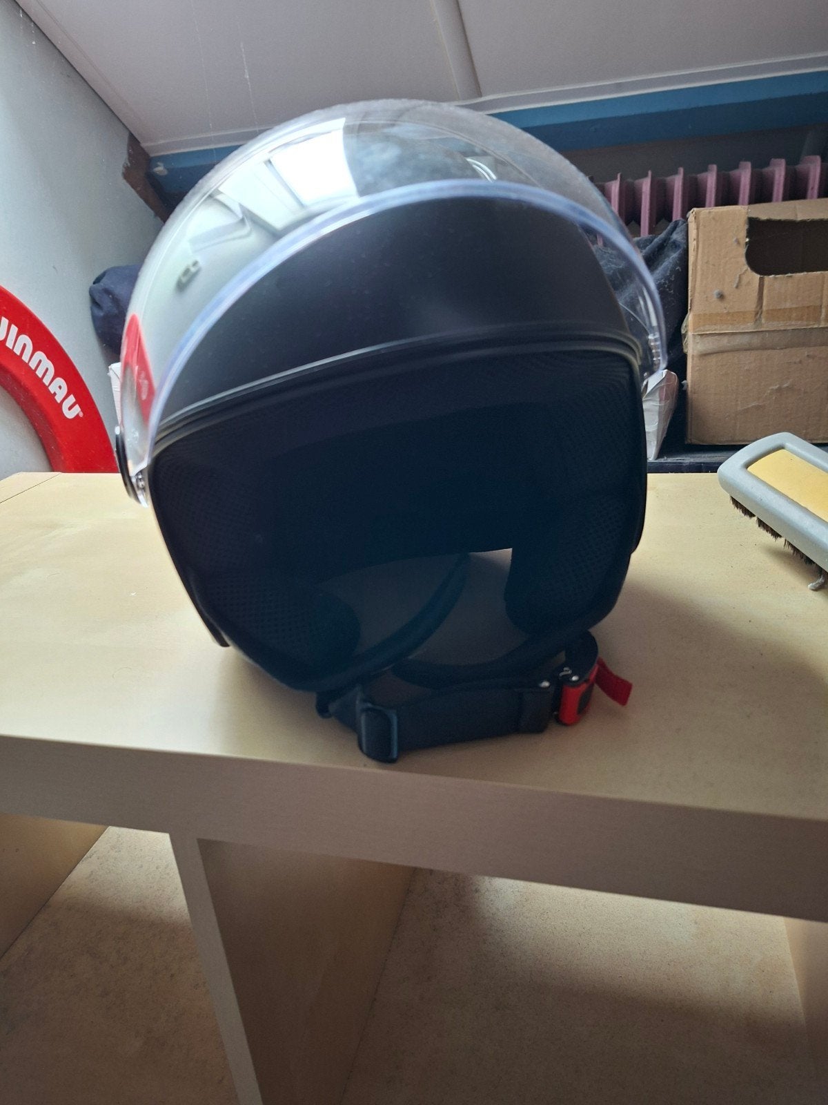 Scooter helm, Fietsen en Brommers, Ophalen, Zo goed als nieuw, Medium, VITO