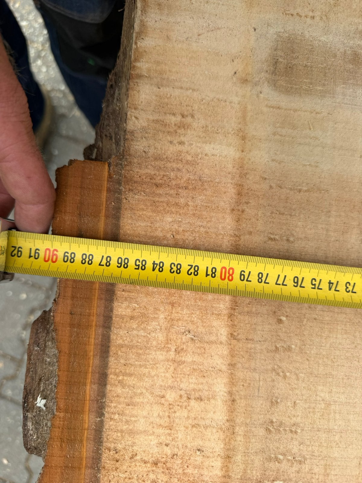Mooi boomstam blad 140x85x4cm, Ophalen, Zo goed als nieuw, 250 cm of meer, Planken