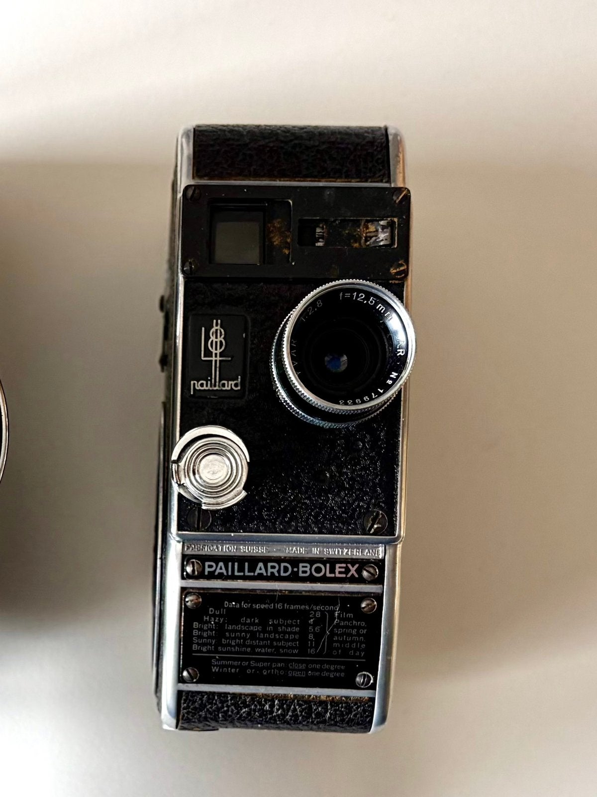 Leuke Bolex Paillard C8 met 1 objectief, Ophalen of Verzenden, 1940 tot 1960, Filmcamera