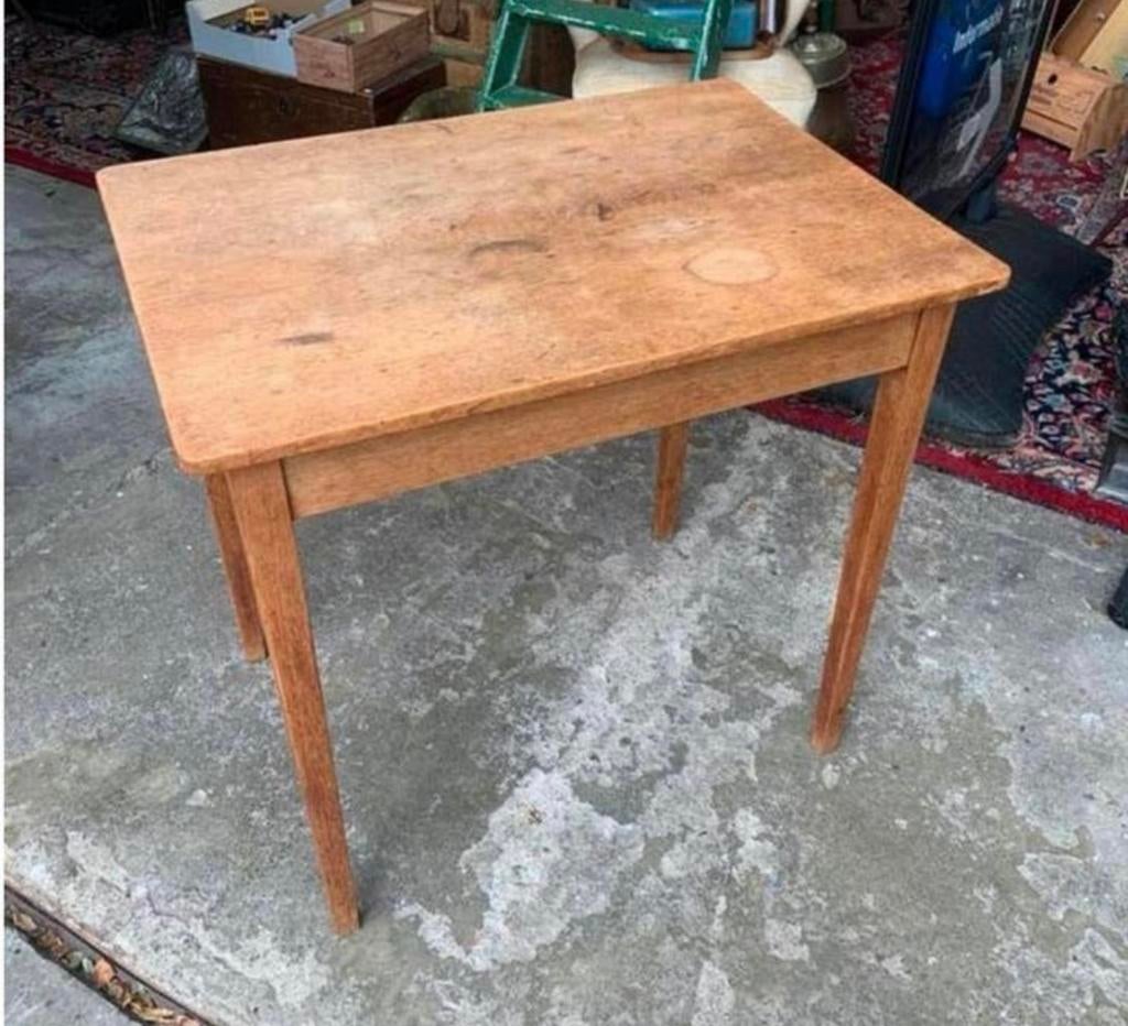 Tafel antiek vintage eiken Haagse school tafeltje jaren 30, Ophalen of Verzenden